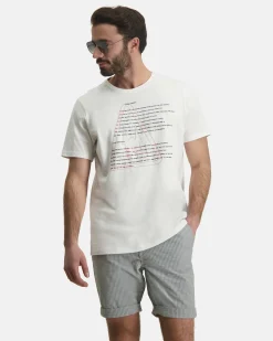 Discount Gaastra 100% Katoenen Warp T-Shirt