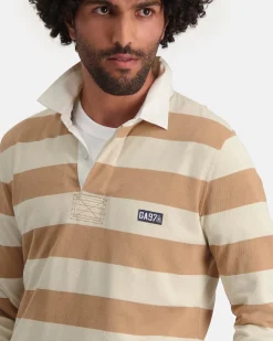 Fashion Gaastra Gestreepte Rugby Shirt Soap